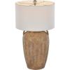 imageDeco 79 Ceramic Room Table Lamp Ombre Accent Lamp with Drum Shade Lamp 15quot x 15quot x 23quot BlackBrown
