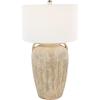 imageDeco 79 Ceramic Room Table Lamp Ombre Accent Lamp with Drum Shade Lamp 15quot x 15quot x 23quot BlackCream