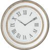 imageDeco 79 Metal Decorative Wall Clock for Home and Room 24quot x 3quot x 24quot White