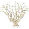 imageDeco 79 Polystone Coral Decorative Sculpture Home Decor Statue with Clear Acrylic Base Accent Figurine 26quot x 8quot x 23quot Cream26 x 8 x 23