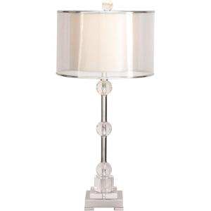 imageBenzara 39966 Antique Colonial Incredible Metal Crystal Table Lamp
