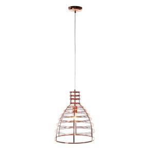 imageDeco 79 59284 Iron Bell Pendant Lamp with Bulb Bronze