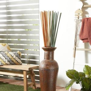 imageDeco 79 Dried Plant Pigeon pea Tall Sticks Natural Foliage Set of 2 7quotW 56quotH Brown2W  57H