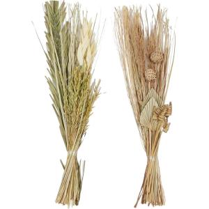 imageDeco 79 Dried Plant Pigeon pea Tall Sticks Natural Foliage Set of 2 7quotW 56quotH Brown9W  38H