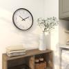 imageCosmoLiving by Cosmopolitan Glass Wall Clock with Gold Accents 20quot x 2quot x 20quot BlackBlack