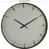 imageCosmoLiving by Cosmopolitan Glass Wall Clock with Gold Accents 20quot x 2quot x 20quot BlackBlackGold