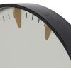 imageCosmoLiving by Cosmopolitan Glass Wall Clock with Gold Accents 20quot x 2quot x 20quot BlackBlackGold