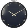 imageCosmoLiving by Cosmopolitan Glass Wall Clock with Gold Accents 20quot x 2quot x 20quot BlackDark Blue