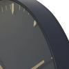 imageCosmoLiving by Cosmopolitan Glass Wall Clock with Gold Accents 20quot x 2quot x 20quot BlackDark Blue