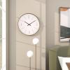 imageCosmoLiving by Cosmopolitan Glass Wall Clock with Gold Accents 20quot x 2quot x 20quot BlackGoldBlack