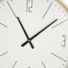 imageCosmoLiving by Cosmopolitan Glass Wall Clock with Gold Accents 20quot x 2quot x 20quot BlackGoldBlack