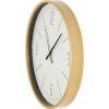imageCosmoLiving by Cosmopolitan Glass Wall Clock with Gold Accents 20quot x 2quot x 20quot BlackGoldBlack