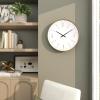 imageCosmoLiving by Cosmopolitan Glass Wall Clock with Gold Accents 20quot x 2quot x 20quot BlackGoldBlack