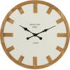 imageCosmoLiving by Cosmopolitan Glass Wall Clock with Gold Accents 20quot x 2quot x 20quot BlackWhite