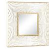 imageCosmoLiving by Cosmopolitan Metal Room Wall Mirror Starburst Entryway Mirror Wall Mounted Mirror 26quot x 3quot x 26quot Gold