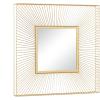 imageCosmoLiving by Cosmopolitan Metal Room Wall Mirror Starburst Entryway Mirror Wall Mounted Mirror 26quot x 3quot x 26quot Gold