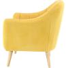 imageDeco 79 38371 Armchair Bright Yellow Light Brown