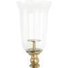 imageDeco 79 Aluminum Metal Textured Wall Sconce with Curved Shape 7quot x 7quot x 31quot GoldGold