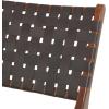 imageDeco 79 Contemporary Wood Accent Chair 2 PIECES LARGE SIZE Mahogany