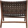 imageDeco 79 Contemporary Wood Accent Chair 2 PIECES LARGE SIZE Mahogany
