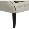 imageDeco 79 Fabric Tufted Accent Chair with Studded Accents 29quot x 32quot x 34quot Beige