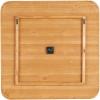 imageDeco 79 Farmhouse Wood Square Wall Clock 24quot x 2quot x 24quot WhiteBrown