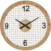 imageDeco 79 Farmhouse Wood Square Wall Clock 24quot x 2quot x 24quot WhiteWhite