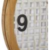 imageDeco 79 Farmhouse Wood Square Wall Clock 24quot x 2quot x 24quot WhiteWhite