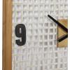 imageDeco 79 Farmhouse Wood Square Wall Clock 24quot x 2quot x 24quot WhiteWhite