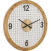 imageDeco 79 Farmhouse Wood Square Wall Clock 24quot x 2quot x 24quot WhiteWhite