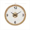 imageDeco 79 Farmhouse Wood Square Wall Clock 24quot x 2quot x 24quot WhiteWhite