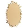 imageDeco 79 Metal Butterfly Room Wall Mirror Oval 3D Entryway Mirror Wall Mounted Mirror 19quot x 5quot x 33quot Gold33L x 19W