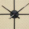 imageDeco 79 Metal Cane Wall Clock 35quot x 3quot x 35quot BrownBrown