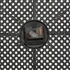 imageDeco 79 Metal Cane Wall Clock 35quot x 3quot x 35quot BrownBrown