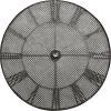 imageDeco 79 Metal Cane Wall Clock 35quot x 3quot x 35quot BrownBrown