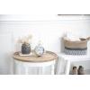 imageDeco 79 Metal Decorative Clock Mantel Clock with Gold Accents Tabletop Clock 6quot x 3quot x 9quot GrayGray