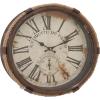 imageDeco 79 Metal Decorative Wall Clock with Rope Accents 17quot x 2quot x 17quot WhiteWhite