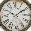 imageDeco 79 Metal Decorative Wall Clock with Rope Accents 17quot x 2quot x 17quot WhiteWhite