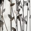 imageDeco 79 Metal Floral Decorative Sculpture Home Decor Statue with Loose Stones Accent Figurine 14quot x 5quot x 31quot Black