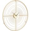 imageDeco 79 Metal Open Frame Swirl Wall Clock 20quot x 2quot x 20quot Gold