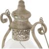 imageDeco 79 Metal Scroll Indoor Outdoor Candle Lantern Decorative Lantern Candle Holder with Arched Handle Lantern 9quot x 8quot x 12quot BronzeBronze