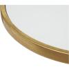 imageDeco 79 Metal Side End Accent Table Pedestal Base End Table with Mirrored Glass Top Side Table 16quot x 16quot x 24quot BlackGold