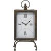 imageDeco 79 Metal Standing Stopwatch Clock 7quot x 4quot x 11quot BrownBrass