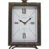 imageDeco 79 Metal Standing Stopwatch Clock 7quot x 4quot x 11quot BrownBrass