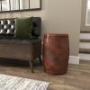 imageDeco 79 Metal Stool 19 by 14Inch Brown 31332Brown