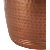 imageDeco 79 Metal Stool 19 by 14Inch Brown 31332Copper