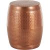 imageDeco 79 Metal Stool 19 by 14Inch Brown 31332Copper