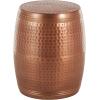 imageDeco 79 Metal Stool 19 by 14Inch Brown 31332Copper