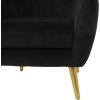 imageDeco 79 Polyester Accent Chair 30quot x 28quot x 32quot Black
