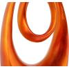 imageDeco 79 Polystone Abstract Decorative Sculpture Swirl Home Decor Statue Accent Figurine 14quot x 8quot x 31quot Brown11 x 6 x 20